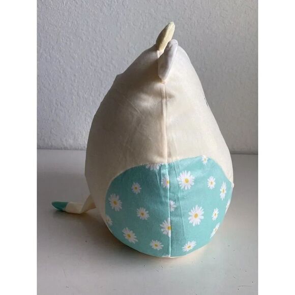 Squishmallows 2023 Easter 12" Belana the Cow Soft Plush With Daisies Daisy NEW - Picture 8 of 10